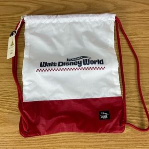 Vans Disney Parks Walt Disney World 50th Florida Drawstring Backpack NEW WDW